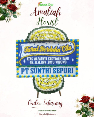 Papan Bunga Duka di Tayando Ohoiel